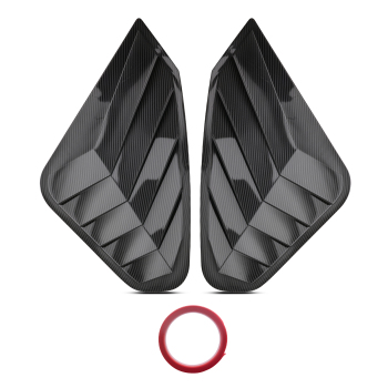 ABS Carbon Fiber Side Window Louvers compatible for Toyota RAV4 2019-2025 Painted Finish