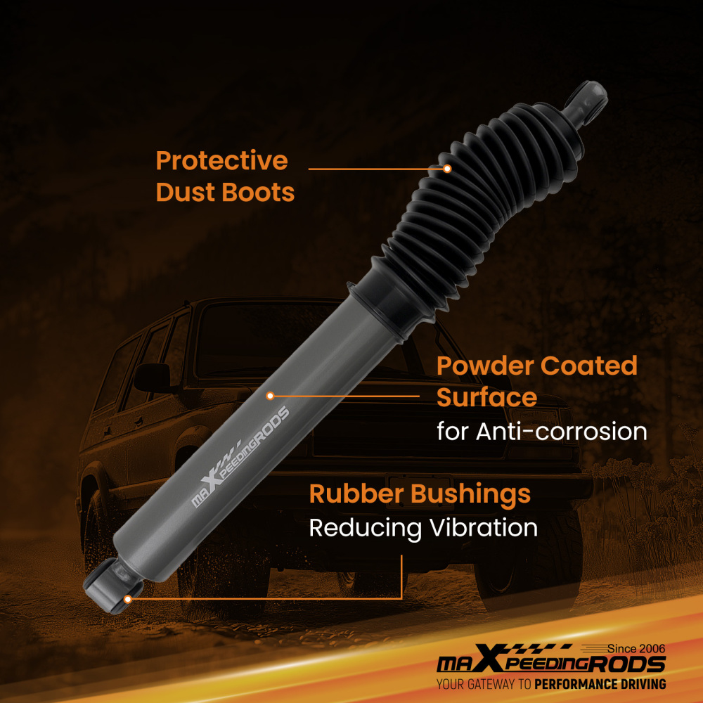 Front Steering Stabilizer Damper compatible for Toyota 4Runner Truck 1986-1995 18mm Rod