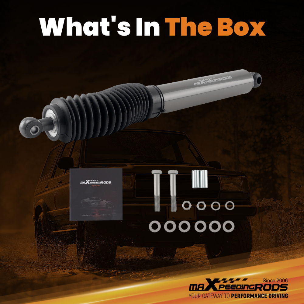 Front Steering Stabilizer Damper compatible for Toyota 4Runner Truck 1986-1995 18mm Rod