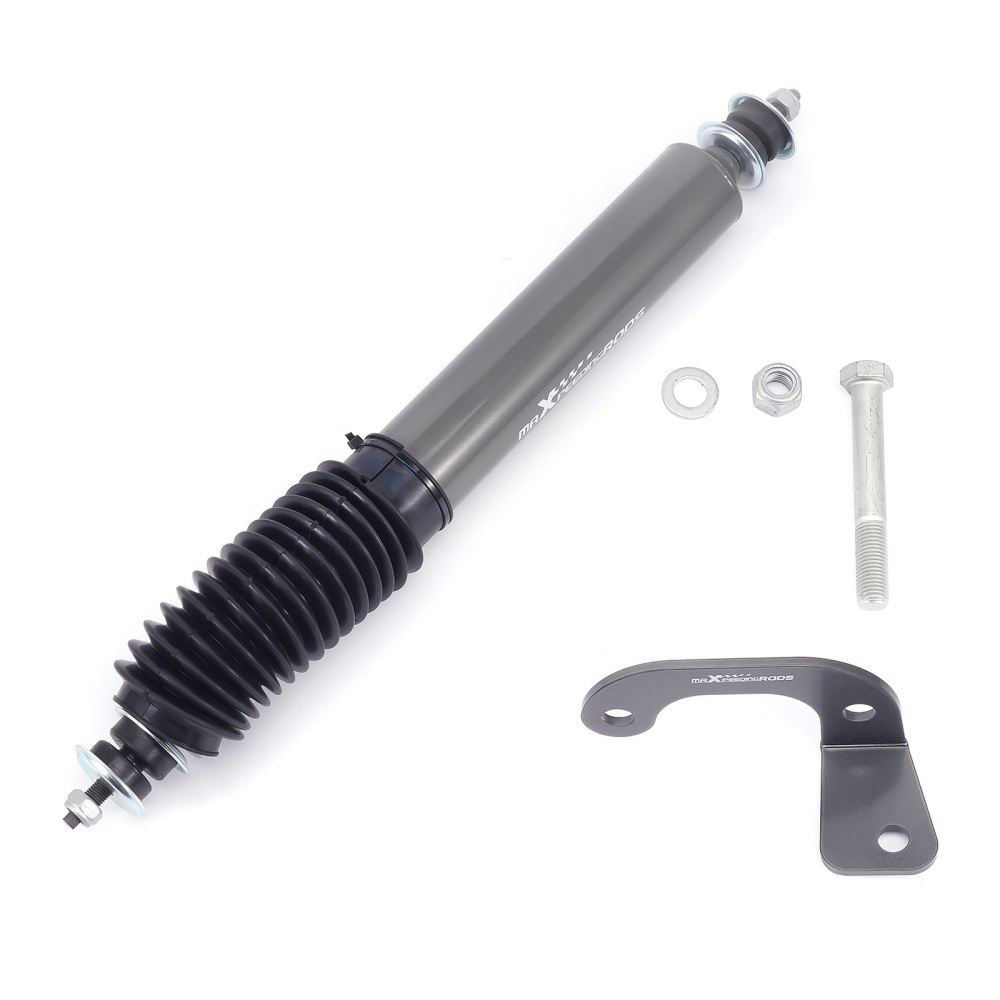 Single Steering Stabilizer compatible for Chevy K1500 1988-1999 4WD Carbon Steel