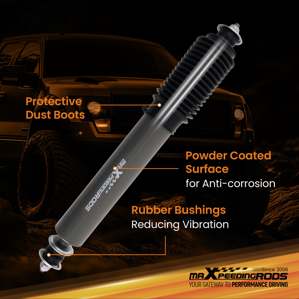 Performance Steering Damper compatible for Ford F-250 F350  2WD 1980-1996 Truck Handling