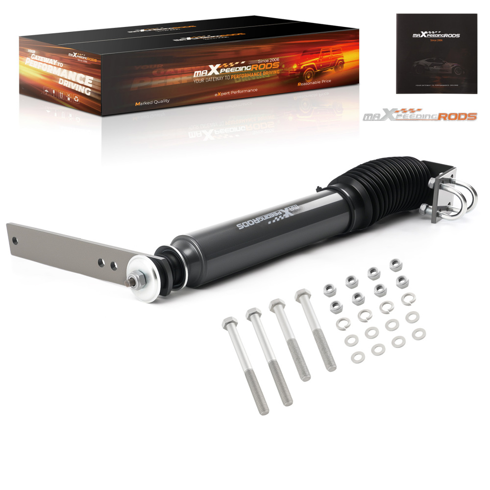 Performance Steering Damper compatible for Ford F-250 F350  2WD 1980-1996 Truck Handling