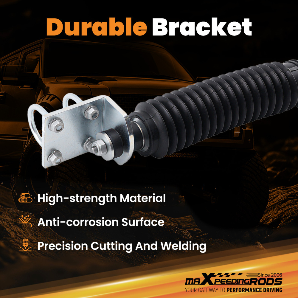 Front Stabilizer Damper compatible for Ford F-350 1986-1997 4WD MonoBeam w/ Dust Cover