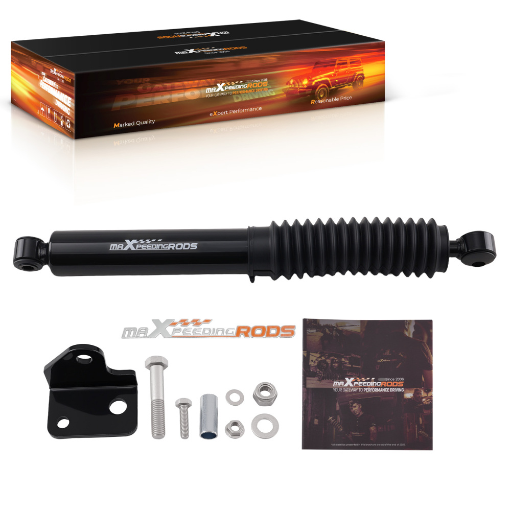 maXpeedingrods Single Steering Stabilizer compatible for Jeep Wrangler JK JKU 07-18