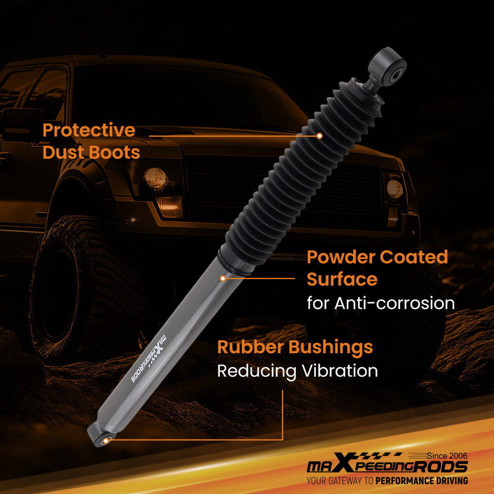 Dual Steering Damper compatible for Range Rover P38 All Weather Fluid Steel Type