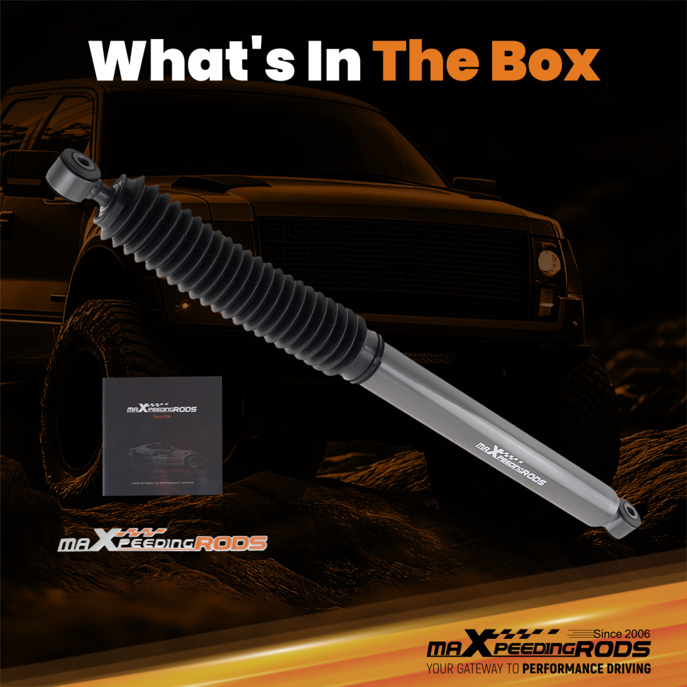 Dual Steering Damper compatible for Range Rover P38 All Weather Fluid Steel Type