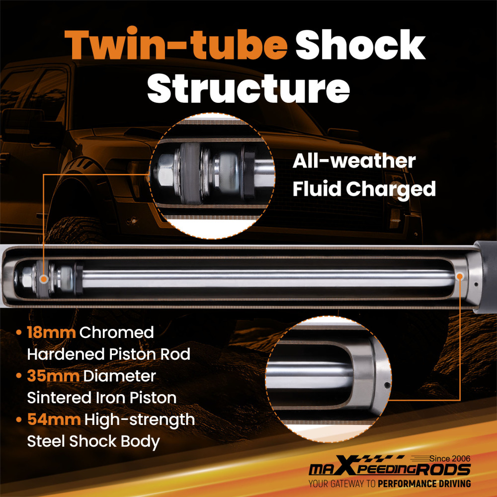 Dual Steering Damper compatible for Range Rover P38 All Weather Fluid Steel Type