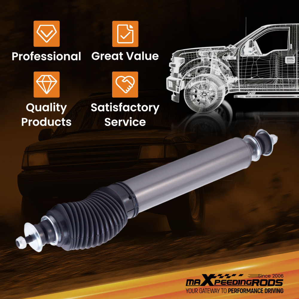 Bolt-On Steering Damper compatible for Ford Ranger 1991-1997 2WD/4WD 36KN Tensile Strength