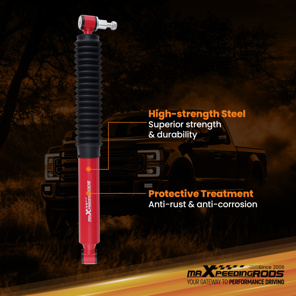 Front Steering Stabilizer Compatible for F250/F350 Super Duty 4WD 99-04