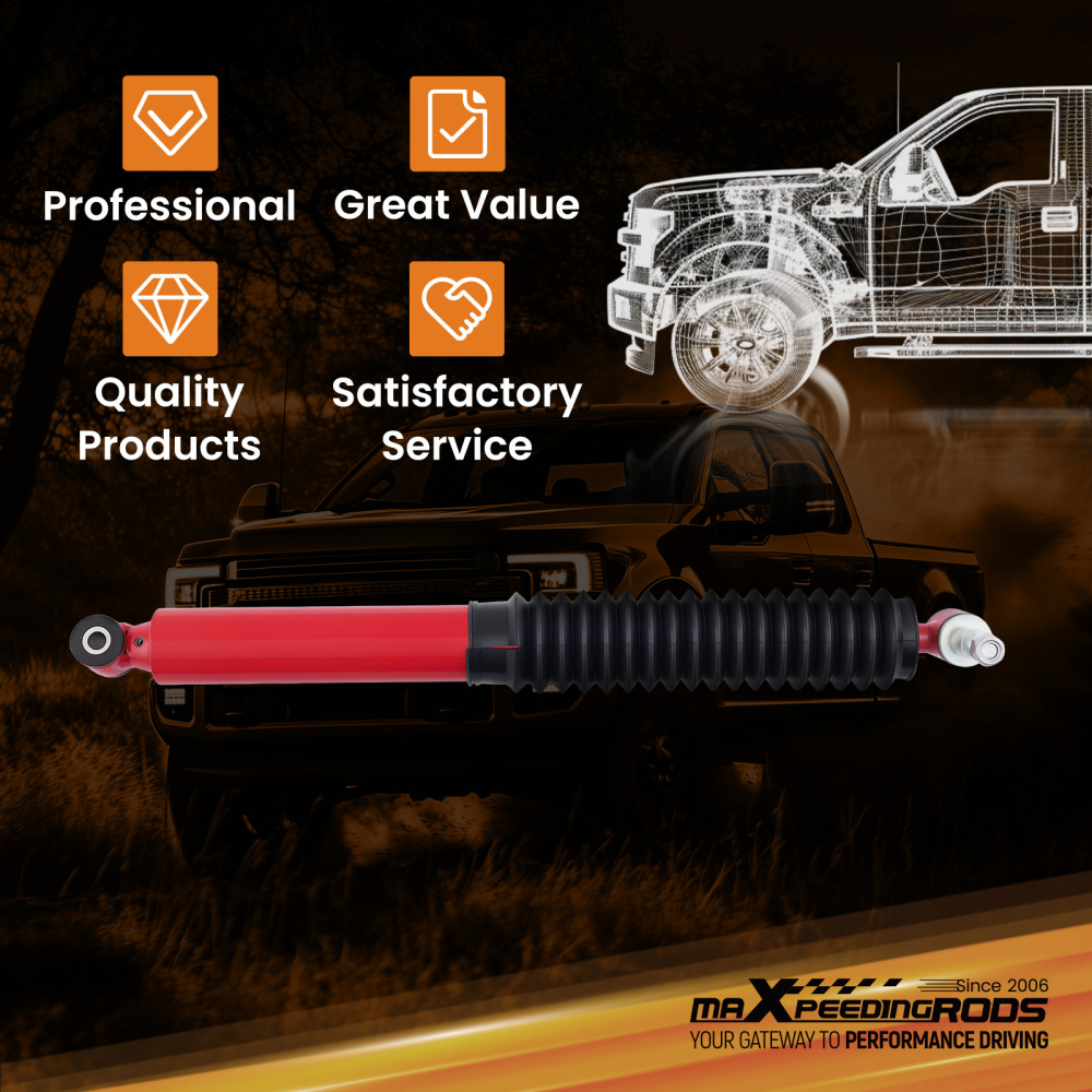 Front Steering Stabilizer Compatible for F250/F350 Super Duty 4WD 99-04