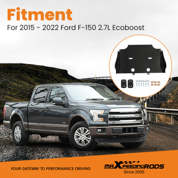 Rear Skid Plate Lower Plate compatible for Ford F-150 Ecoboost 2015-2024