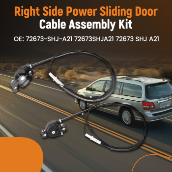 Right Side Power Sliding Door Cable Set compatible for Honda Odyssey 2005-2010 72010SHJA21