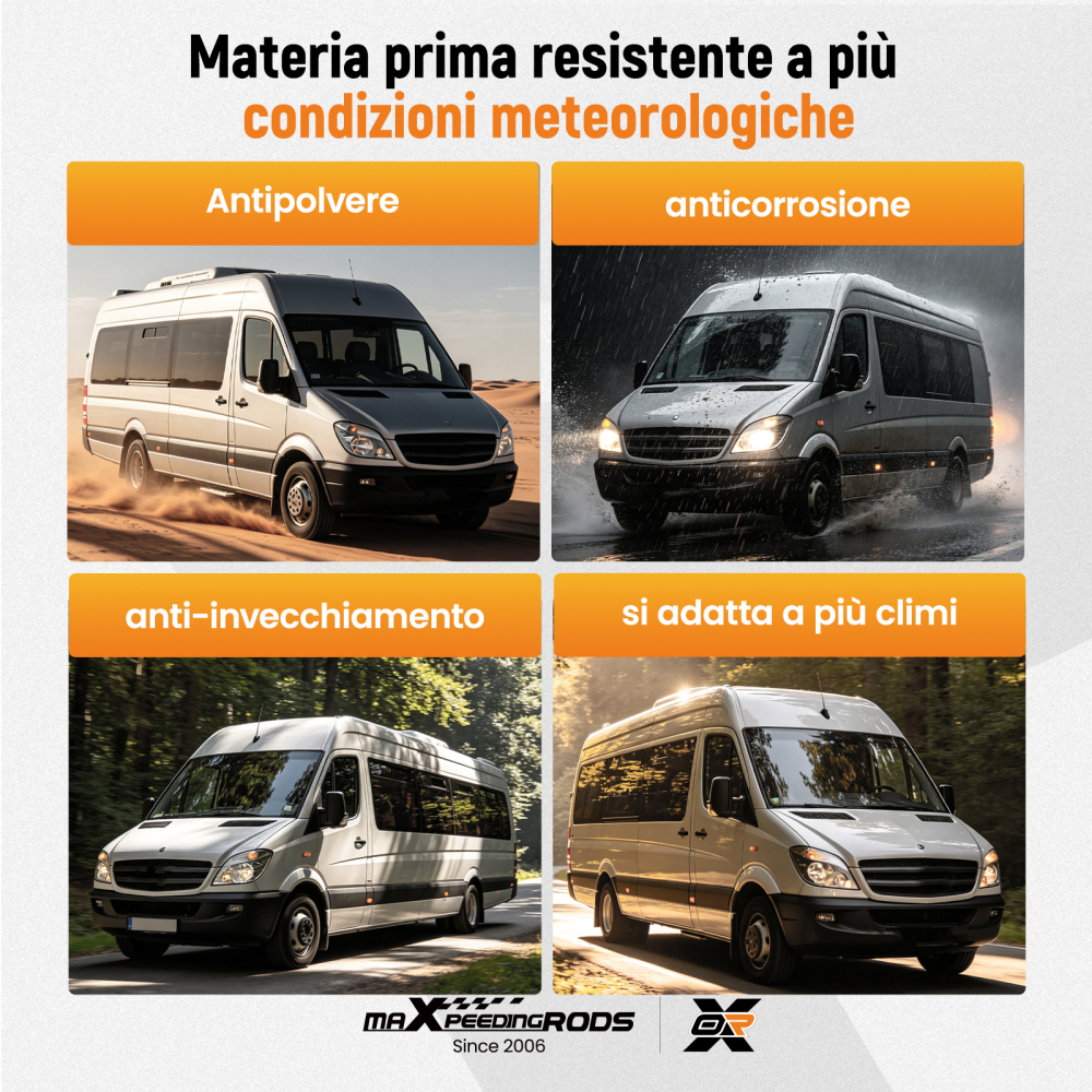 Pista a rulli inferiore inferiore per porta scorrevole destra compatibile per Mercedes Sprinter 2006-