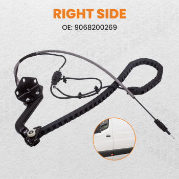 Cable Set Sliding Door Right compatible for Mercedes-Benz Sprinter 906 compatible for VW Crafter 2006-