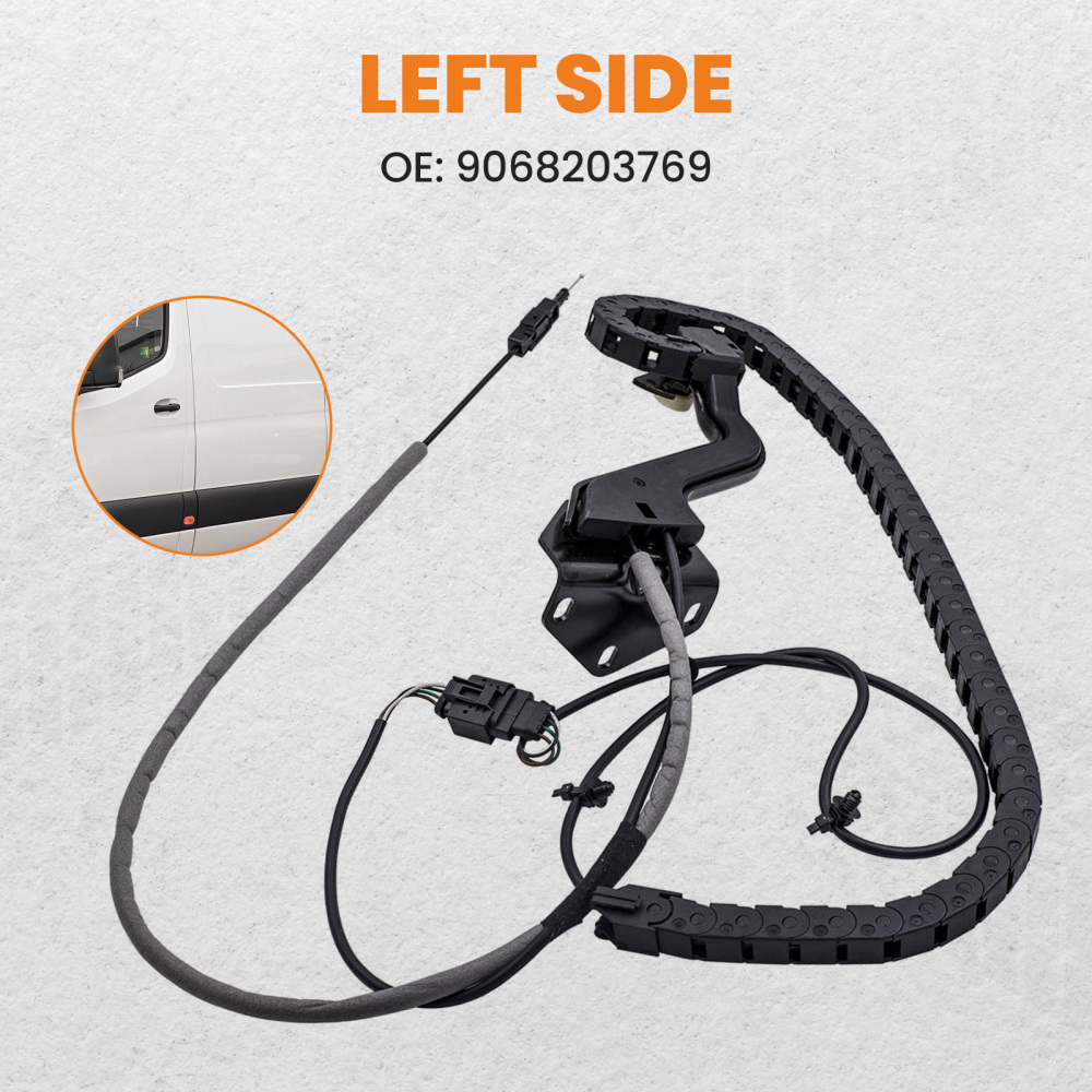 Compatible for Vw Crafter Sliding near left Side Loading Door Cable Track 2006