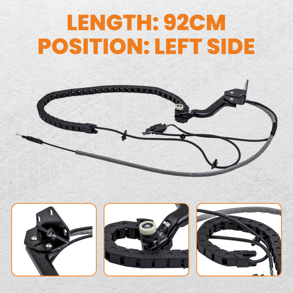 Compatible for Vw Crafter Sliding near left Side Loading Door Cable Track 2006