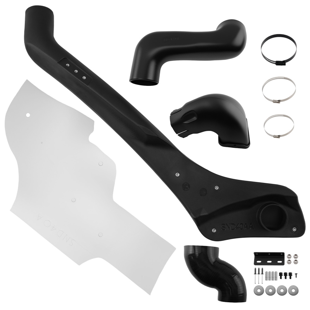 Air Intake Kit Snorkel compatible for Nissan Frontier 4.0L V6 2005-2020 Black LLDPE