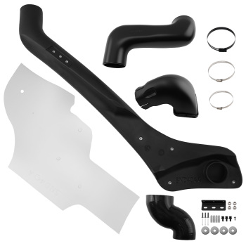 Air Intake Kit Snorkel compatible for Nissan Frontier 4.0L V6 2005-2020 Black LLDPE