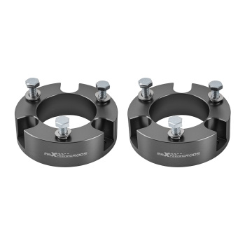 3 Front + 2 Rear Lift Spacer Kit w/U-Bolts compatible for Toyota Tundra 99-06 Black