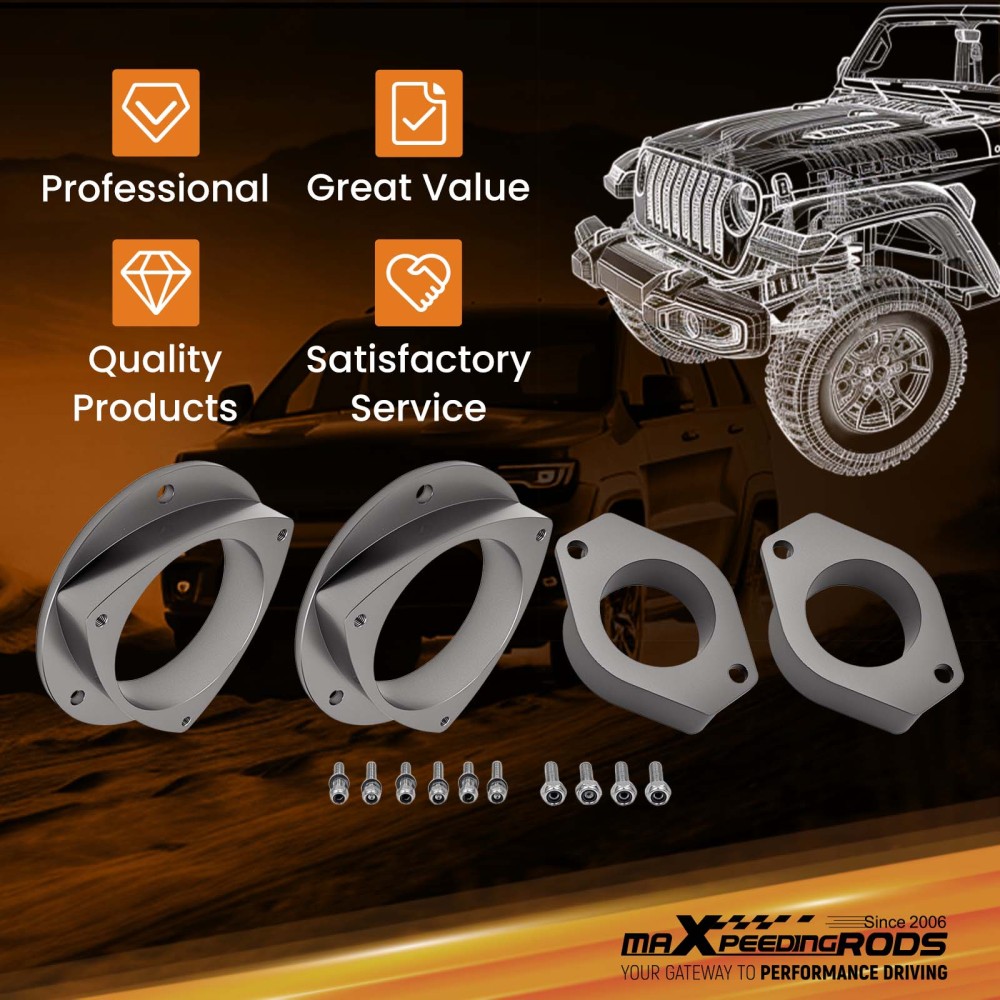 Spacer Lift Kit compatible for Subaru Outback 2005-2009 Front And Rear Strut Spacers