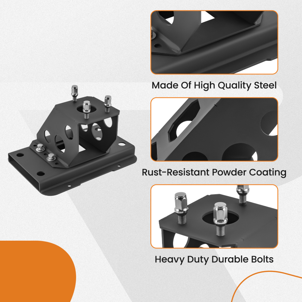 Spare Tire Carrier Steel compatible for Jeep Wrangler JK JKU Unlimited Adjustable 2007-2018