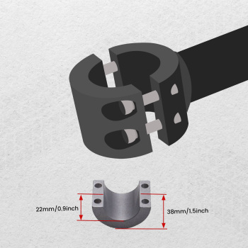 UTV Rear Spare Tire Mount Rack Carrier compatible pour Polaris RZR XP 1000 XP TURBO Mounting