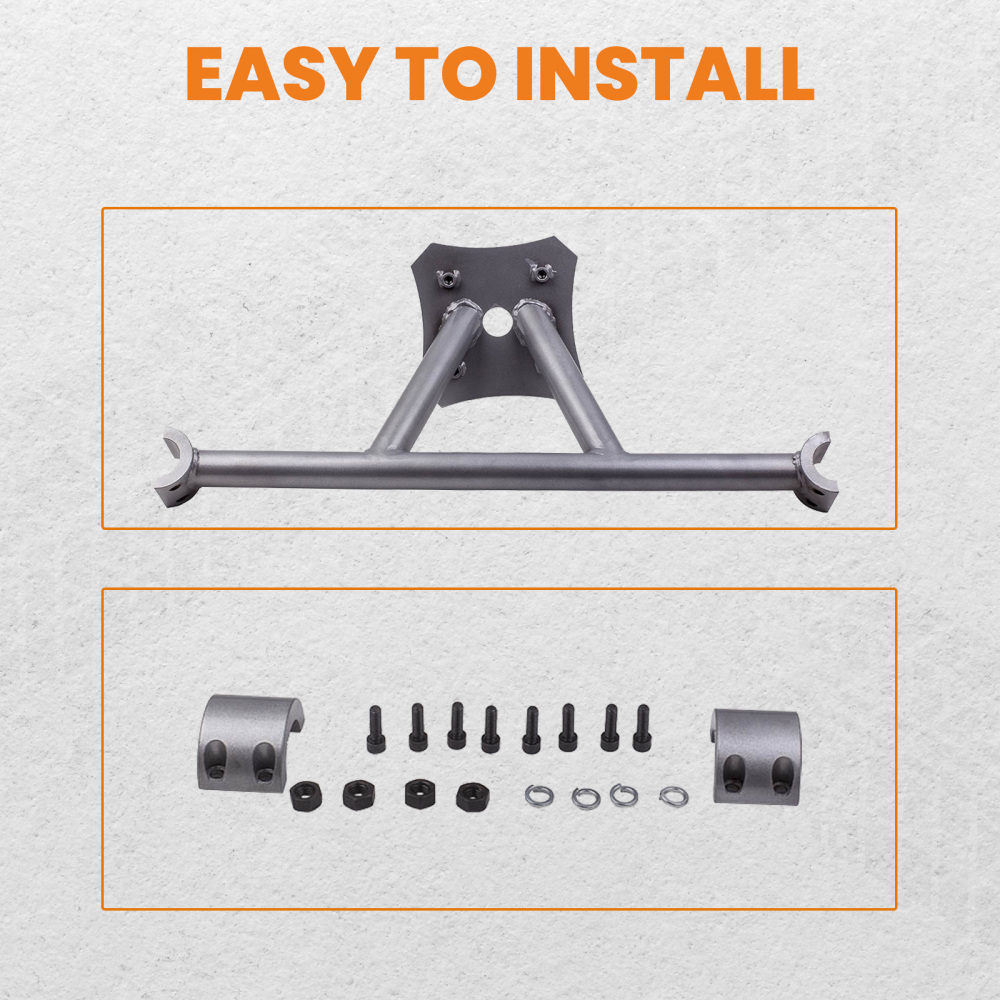 UTV Rear Spare Tire Mount Rack Carrier compatible pour Polaris RZR XP 1000 XP TURBO Mounting