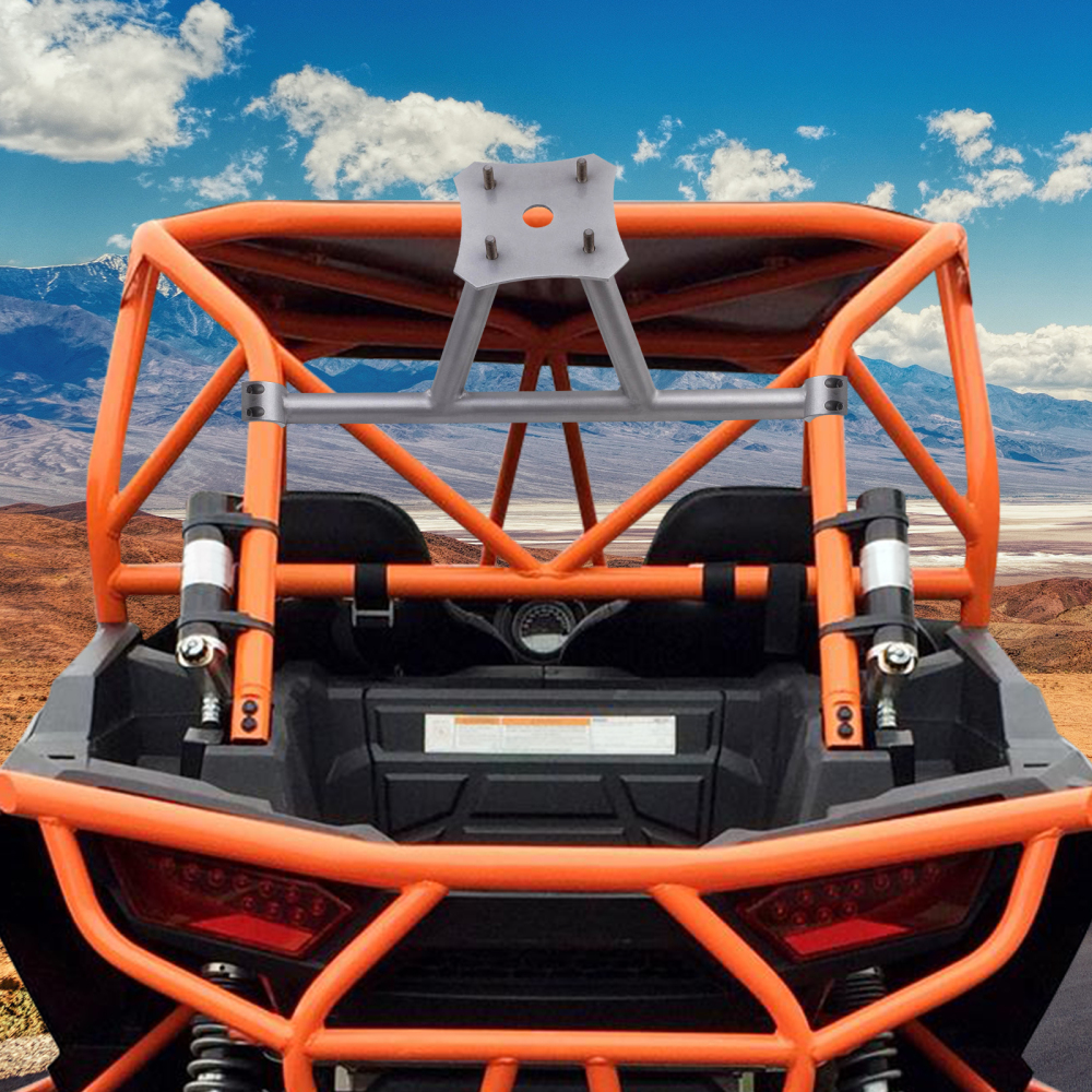 UTV Rear Spare Tire Mount Rack Carrier compatible pour Polaris RZR XP 1000 XP TURBO Mounting