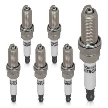 6Pack Spark Plugs compatible for Maserati Ghibli Quattroporte V6 3.0L SILKAR8C6DS