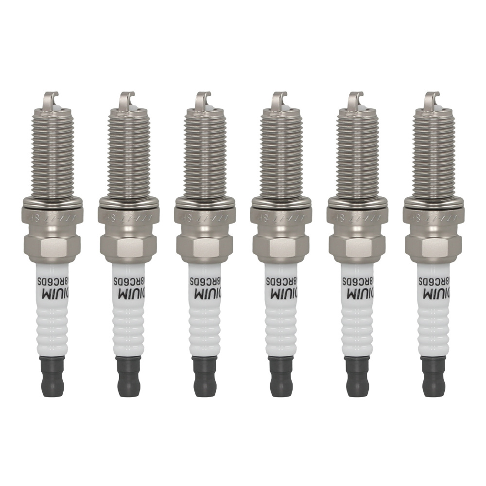 6Pack Spark Plugs compatible for Maserati Ghibli Quattroporte V6 3.0L SILKAR8C6DS