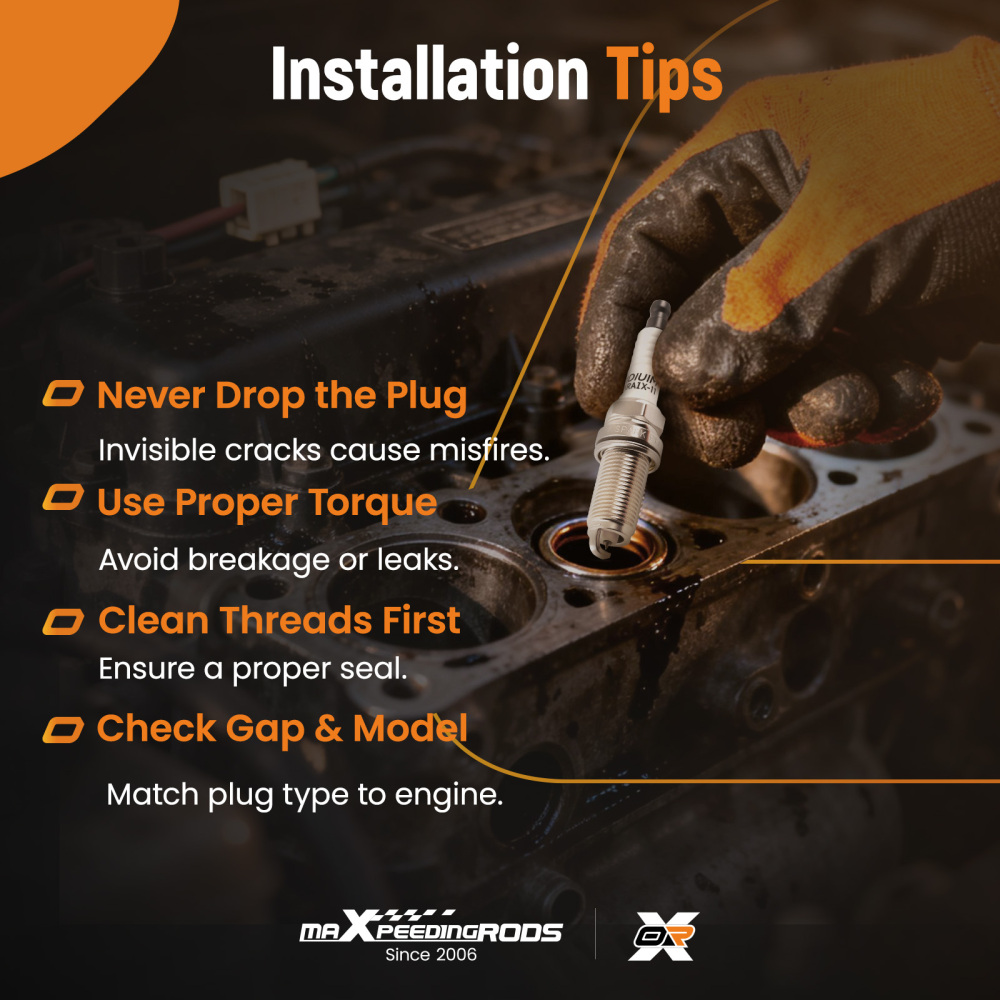 4Pack Iridium Spark Plugs compatible for Jeep Cherokee 2014-2020 L4 2.4L LFR5AIX-11