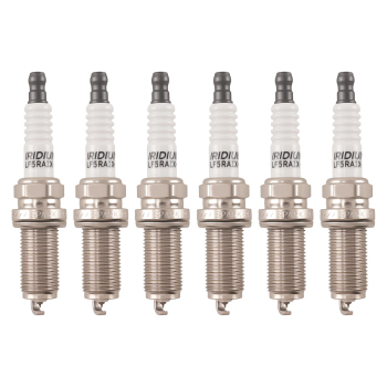 6Pcs Iridium Spark Plugs compatible for Hyundai Genesis 3.8L LFR5AIX-11 LFR5AHX 4469