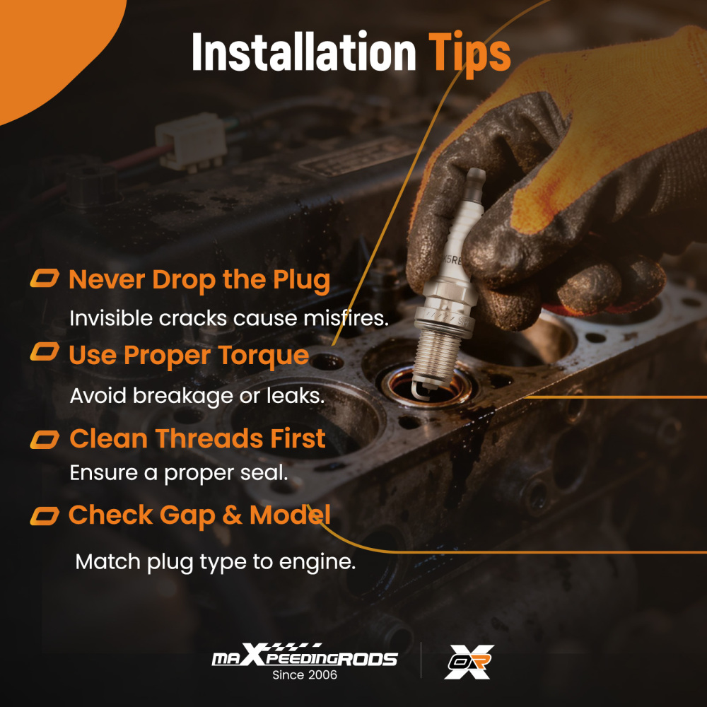 4Pcs Iridium Spark Plugs compatible for Toyota Corolla 1.8L 2.4L BKR5EGP 7090