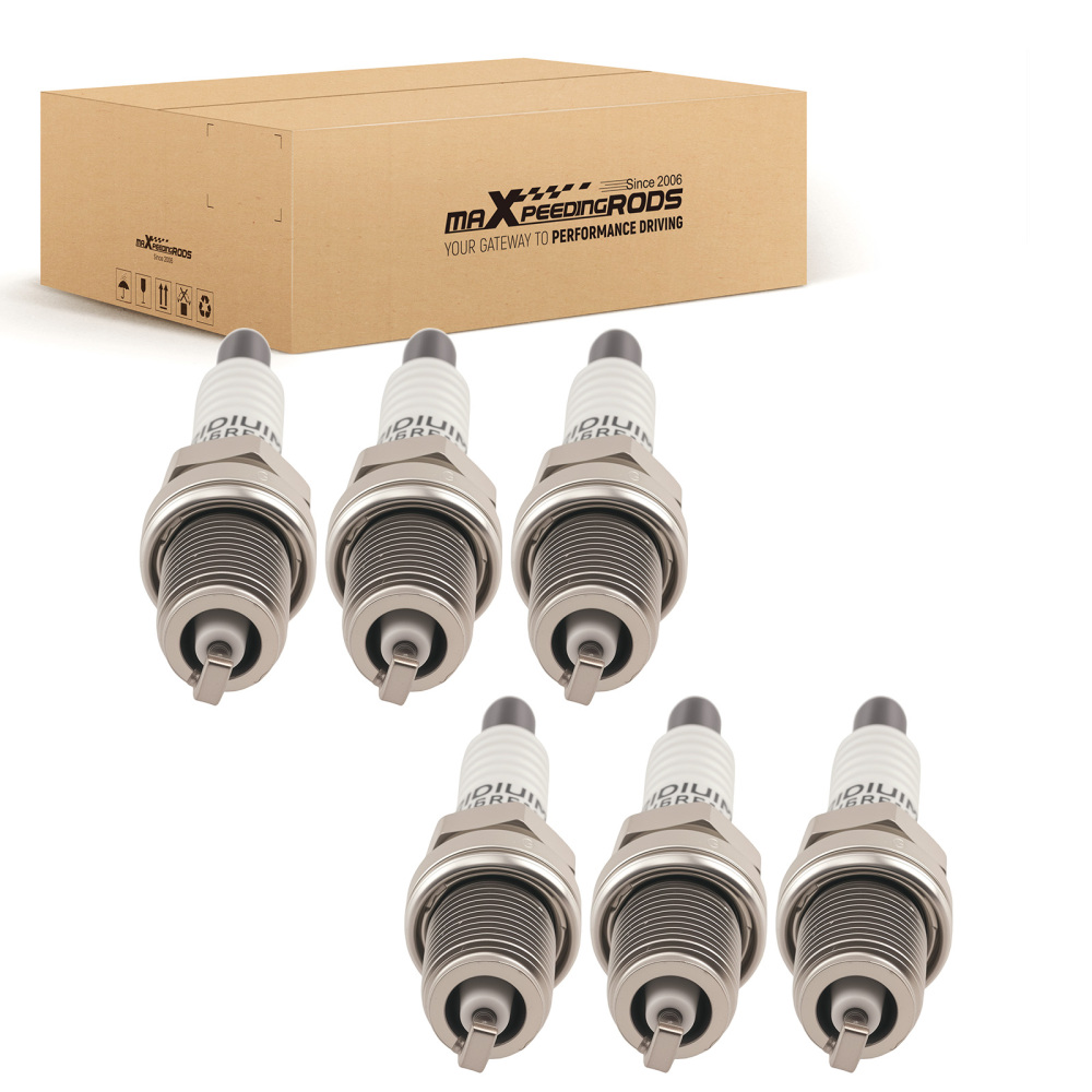 6x Iridium Spark Plugs compatible for Mercedes-Benz C32 AMG 2002 6418 BKR6EIX 6458