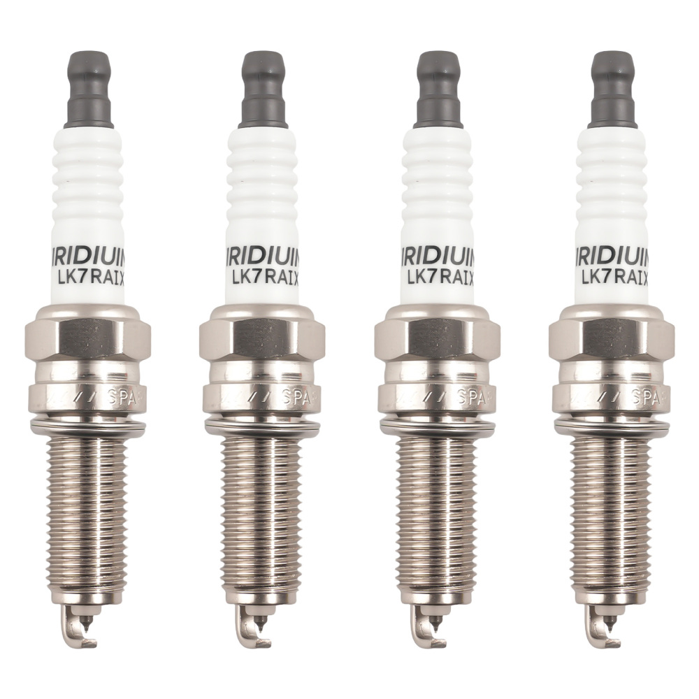 4X Spark Plugs compatible for Mercedes-Benz C250 SLK250 compatible for Kia Soul 93911 LKR7AIX Iridium