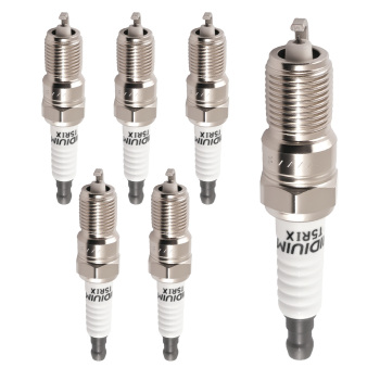 Iridium Spark Plugs compatible for Buick Riviera V6 3.8L 1986-1987 TR5IX Set of 6