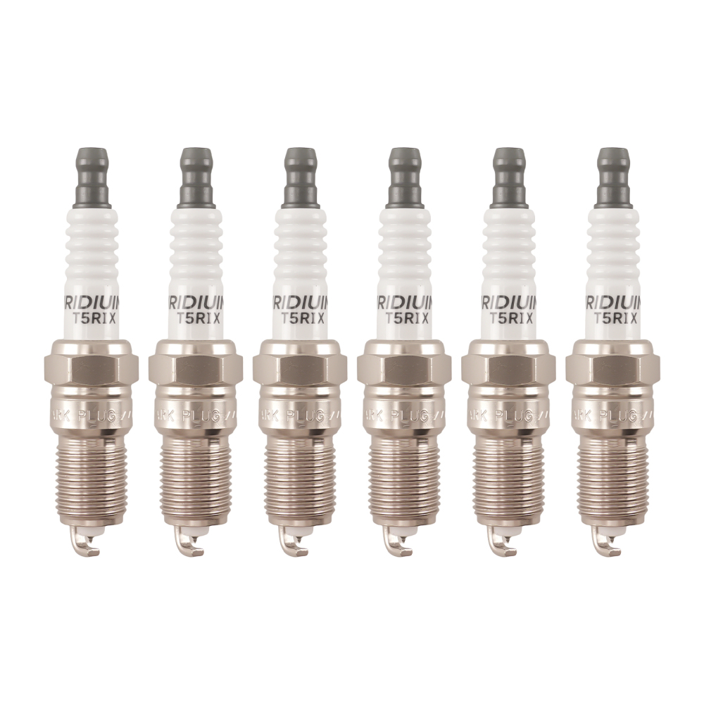 Iridium Spark Plugs compatible for Buick Riviera V6 3.8L 1986-1987 TR5IX Set of 6