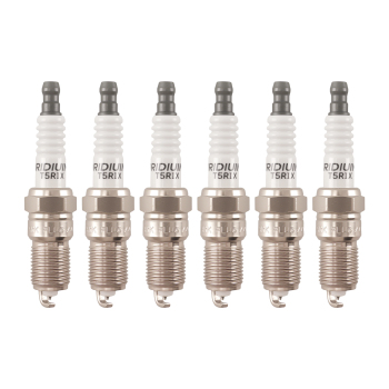 Iridium Spark Plugs compatible for Buick Riviera V6 3.8L 1986-1987 TR5IX Set of 6