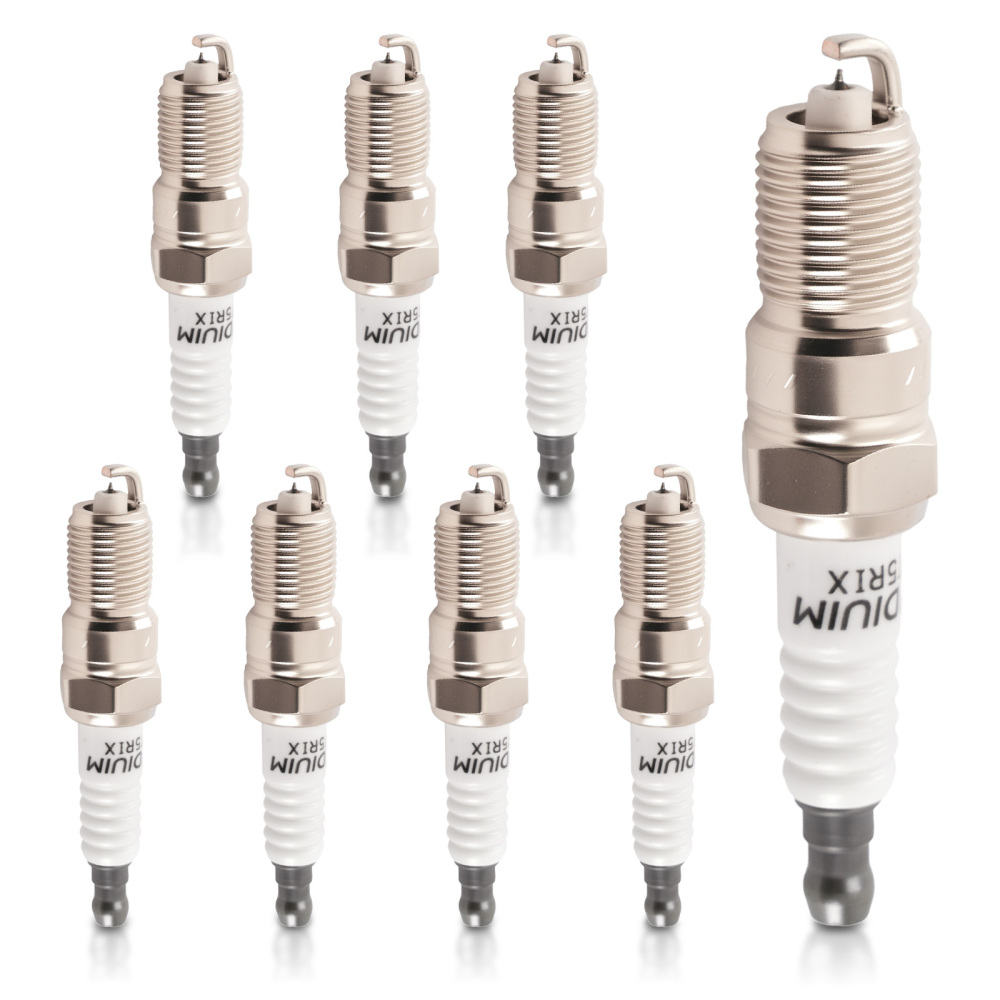 8pcs Iridium Spark Plugs compatible for Chevrolet Suburban 1500/2500 V8 5.3L 6.0L