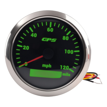 85mm GPS Speedometer 0-120MPH Gauge Waterproof IP67 For Motorcycles Boat Car