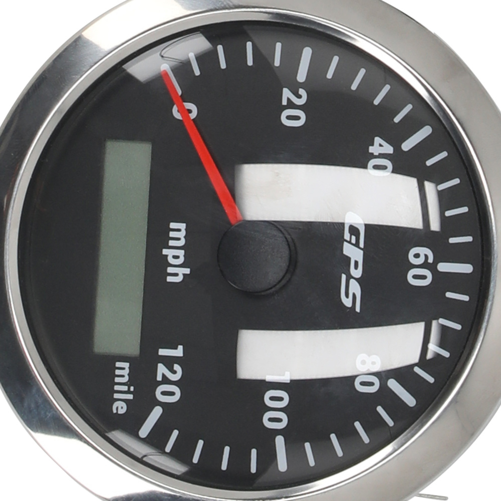 85mm GPS Speedometer Odometer 0-120MPH Gauge For Marine Boat Car Truck 9~32V DC