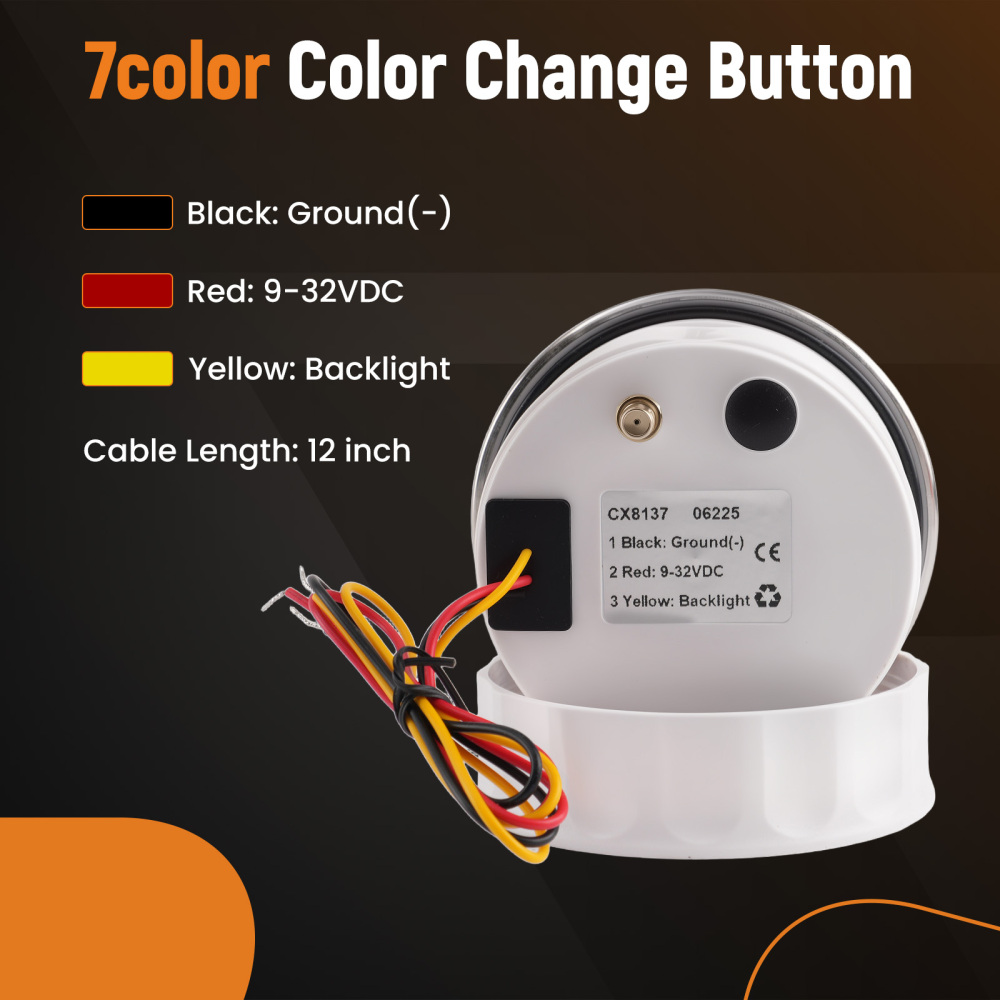 85mm GPS Speedometer 0-120MPH Gauge Waterproof IP67 For Motorcycles Boat Car