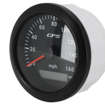 85mm Digital GPS Speedometer Gauge 0-160MPH 7 Colors For Car Boat Motorcycle