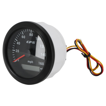 85mm Digital GPS Speedometer Gauge 0-160MPH 7 Colors For Car Boat Motorcycle