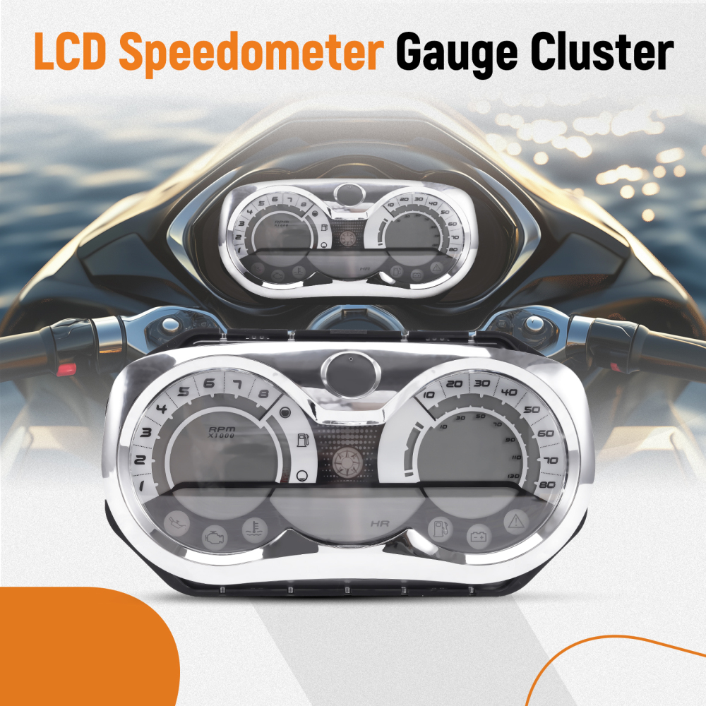 LCD Speedometer Gauge Cluster compatible for Sea-Doo GTX/RXP/RXT/Wake 2006-2011 278002270