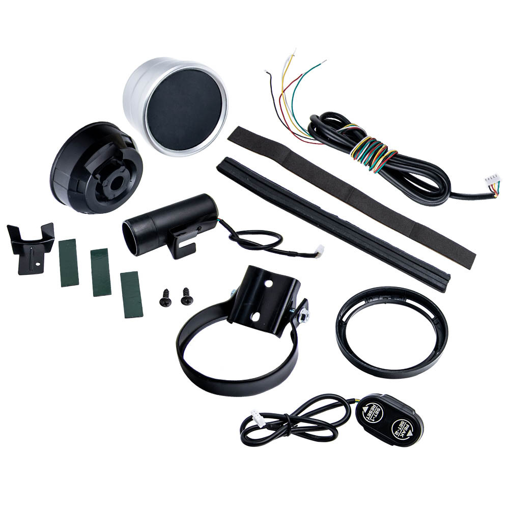 3.5 80mm Car Tachometer RPM Gauge Meter 7 Color LED 0-11000RPM w/ Shift Light