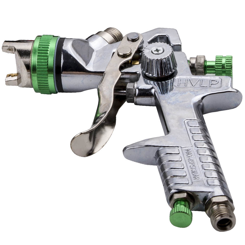 2.5mm Tip HVLP Paint Air Spray Gun Kit Gravity Feed Car Primer Gauge Protable