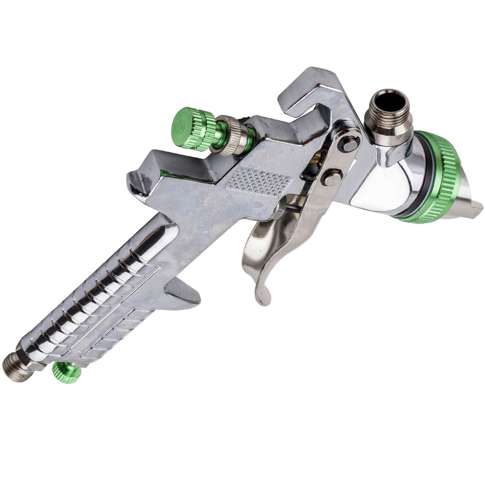 2.5mm Tip HVLP Paint Air Spray Gun Kit Gravity Feed Car Primer Gauge Protable