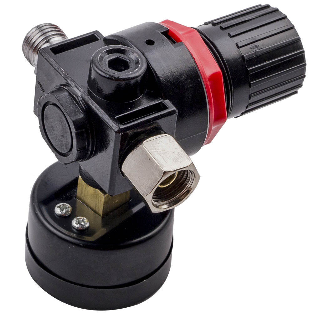 2.5mm Tip HVLP Paint Air Spray Gun Kit Gravity Feed Car Primer Gauge Protable