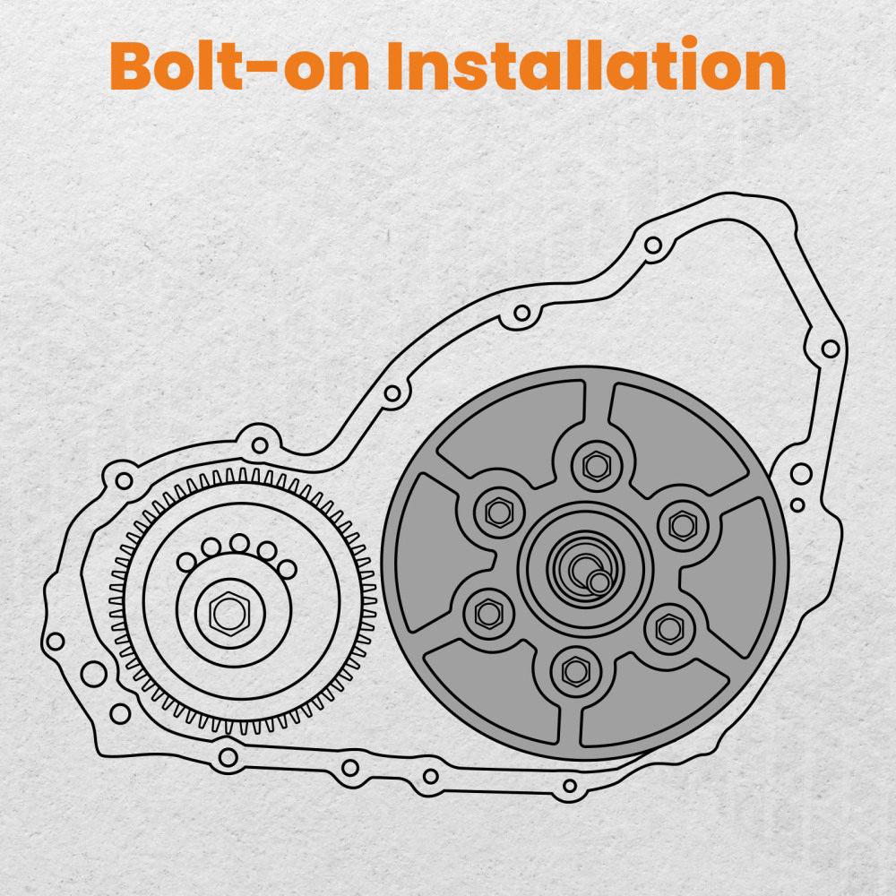 Clutch Coil Spring Conversion Kit compatible for YAMAHA ROADSTAR 1700  2004-